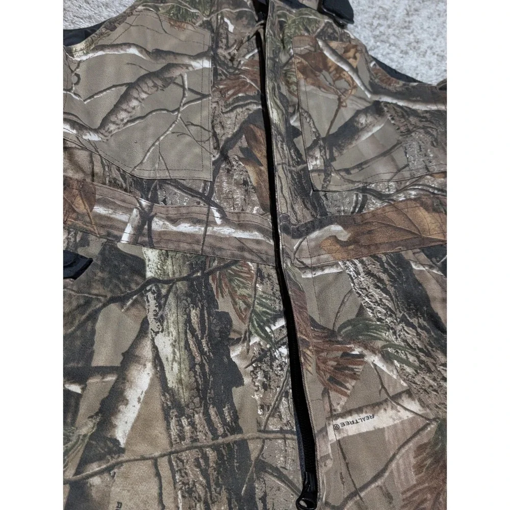 Russell Outdoors Bib Overalls Youth XL Camo Flintlock Insulated Hunting Realtree